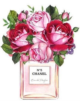 Chanel Parfüm Şişesi Tablo 46x58cm