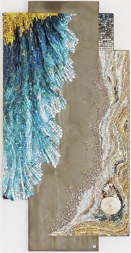 DESENMarcel Sanat Elmas Mozaik Tablo & Diamond Painting TurkeyM20176587Mavi Desen Marcel Sanat Elmas Mozaik Tablo 51X102cm