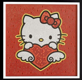 Hello Kitty Diamond Taşlı Çerçeveli Elmas Mozaik