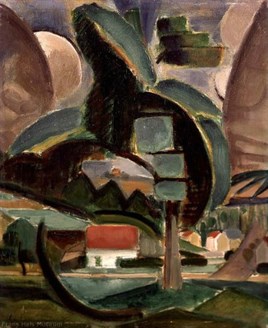 Henri Le Fauconnier (1881-1946)- The Tree,1912 Elmas Mozaik Tablo 51x61cm