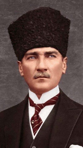 Atatürk  Elmas Mozaik Tablo 35x60cm