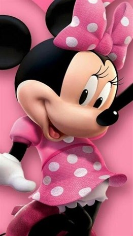 Marcel Sanat Pembe Minnie Mouse (36x61)