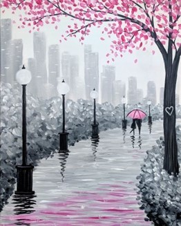 Marcel Sanat Yağmurlu Yol (48x58)