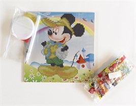 Mickey Mouse Çocuk Elmas Mozaik