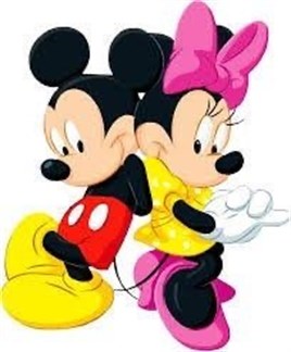 Mickey ve Minnie 25x30cm