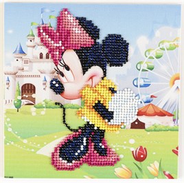 Minnie Mouse Elmas Mozaik Tablo