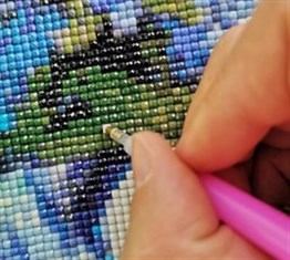 Renkli Baykuş Marcel Sanat Elmas Mozaik Puzzle Tablo36x51